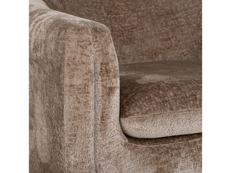 RICHMOND fotel CHARMAINE brązowy - Richmond Interiors